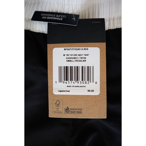 The North Face NF0A7ZYHQ4C Women’s Sz S White/Black TNF Nylon Easy Pants - Picture 4 of 13